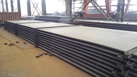 Hot rolled S355J2 steel plate strength