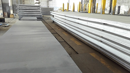 Production and Cutting of S235JR steel plate