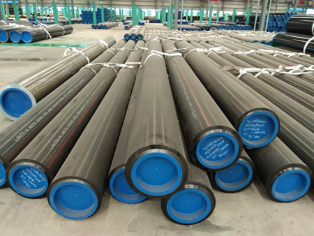 Briefly describe the production process of A53 steel pipe