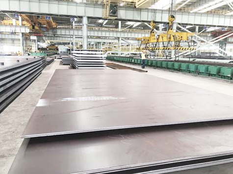 A572Gr50 and A572Gr60 hot rolled plates stock in March