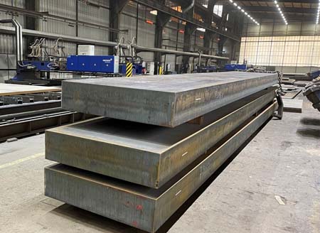 How to cut extra thick steel plate correctly