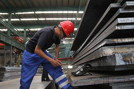 Tensile yield strength and heat treatment of SA516 Gr415 vessel plate