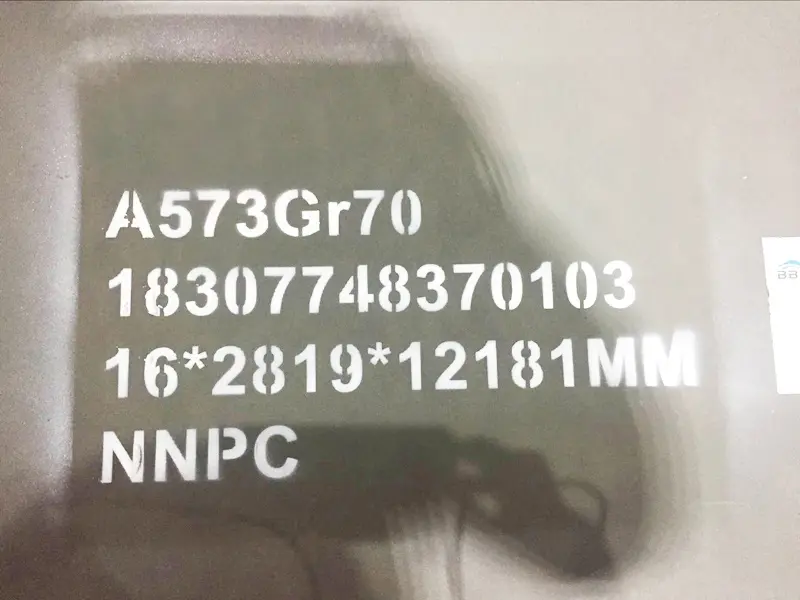 Quality requirements of surface for A573 Gr70 steel plate