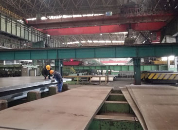 Rolling points of HP235 Steel