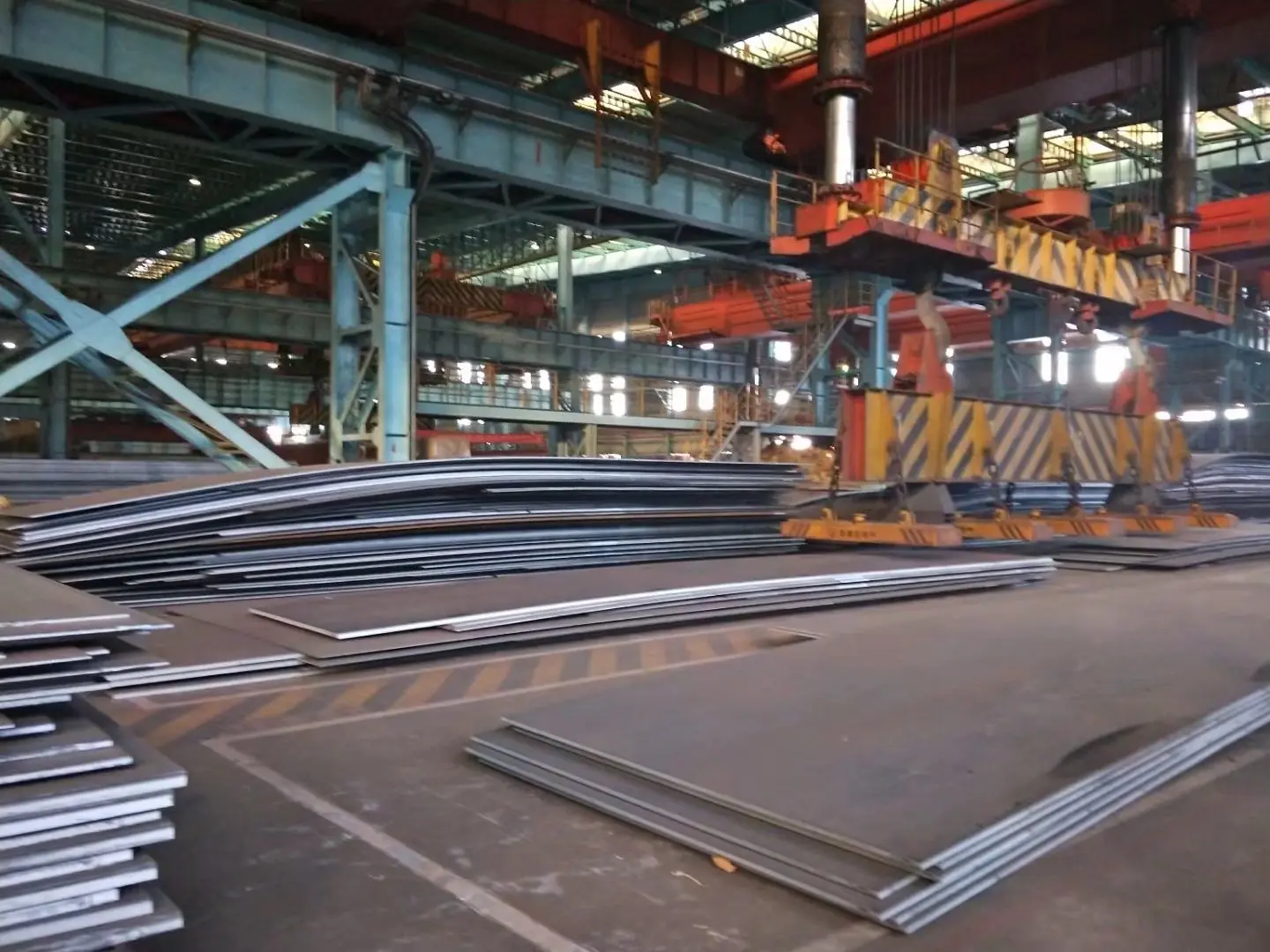 Dimensional error and appearance quality of S235JR steel plate