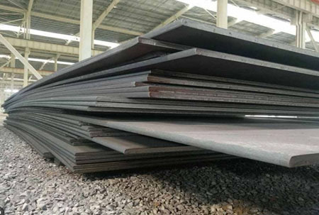 What kind of steel is used in boilers?