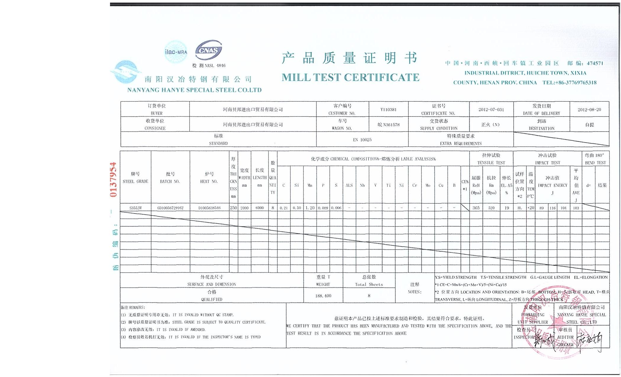   S355JR low alloy heavy steel plate supplier